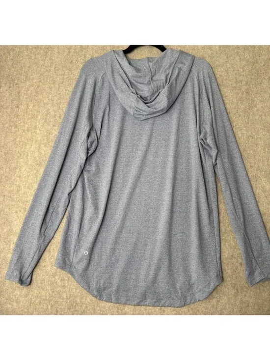 Lululemon Drysense Training Hoodie Blue Mens Large - Picture 10 of 11